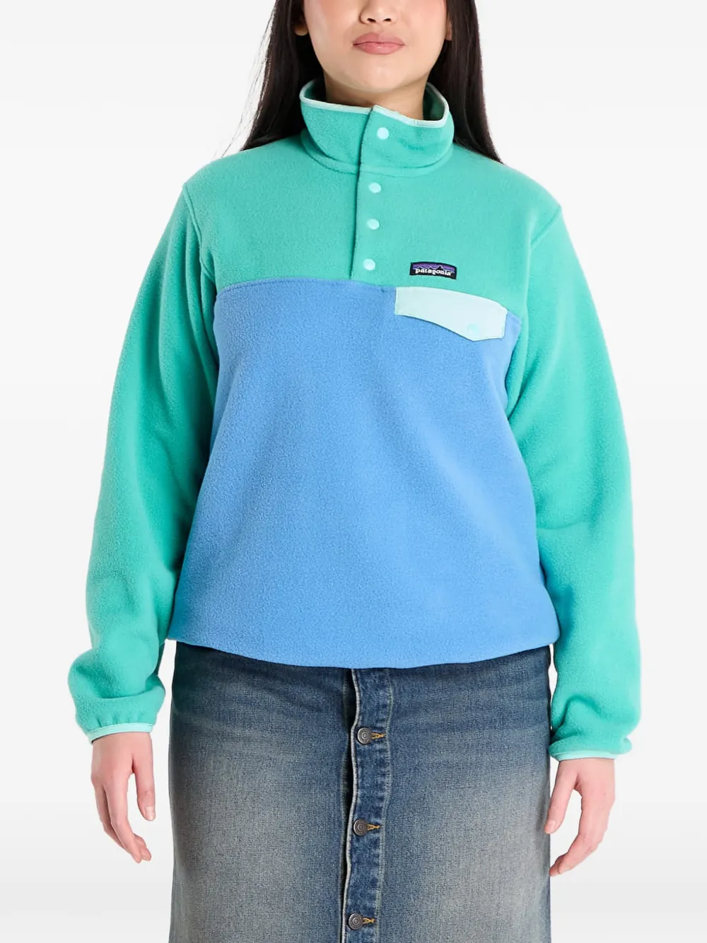 Patagonia Synchilla® Snap-t® Colour-block Fleece Jacket In Multi