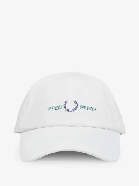 Fred Perry twill logo cotton cap