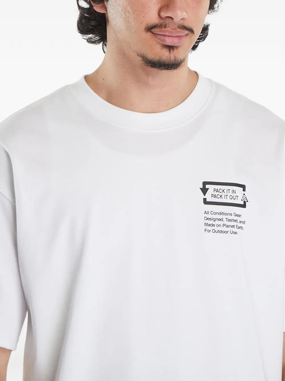 Nike ACG T-shirt met grafische print Wit