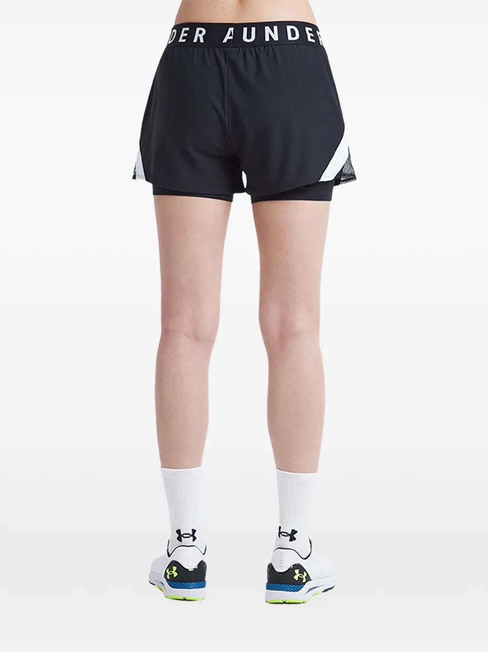 Under Armour Shorts met logoprint Zwart