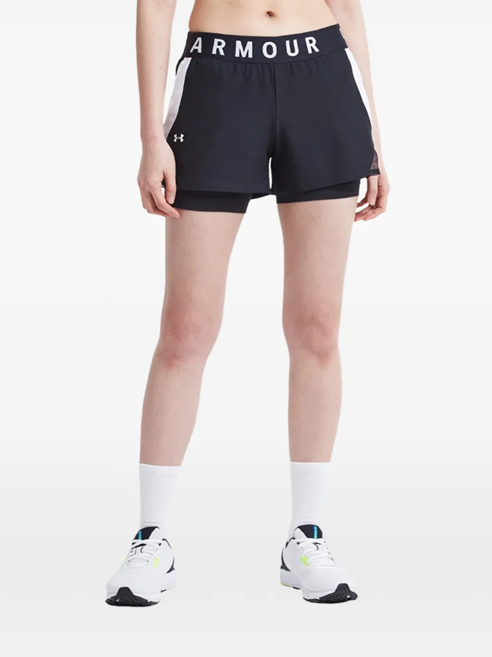 Under Armour Bermuda con logo - Nero