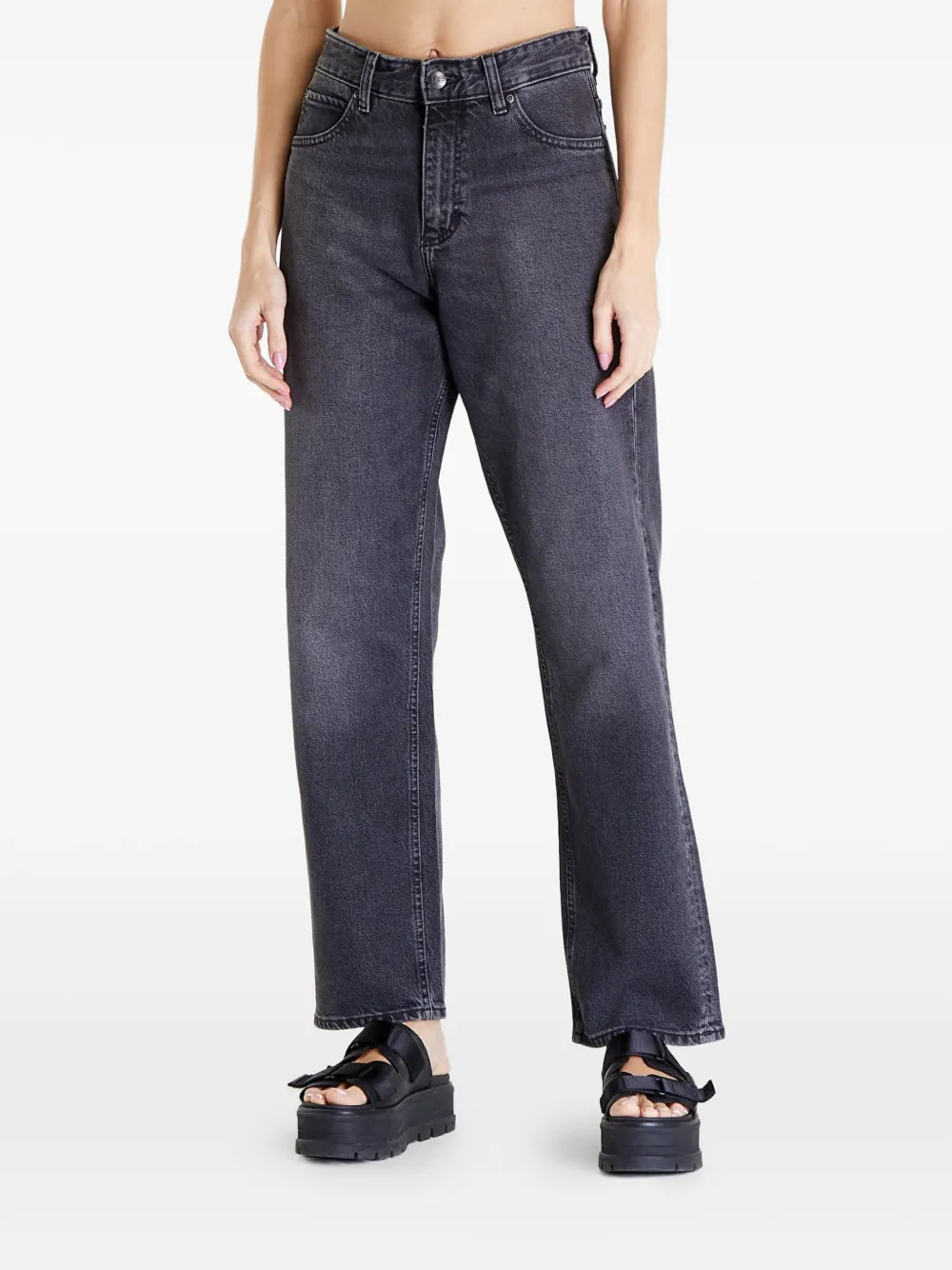 LEE Rider straight-leg jeans - Grigio