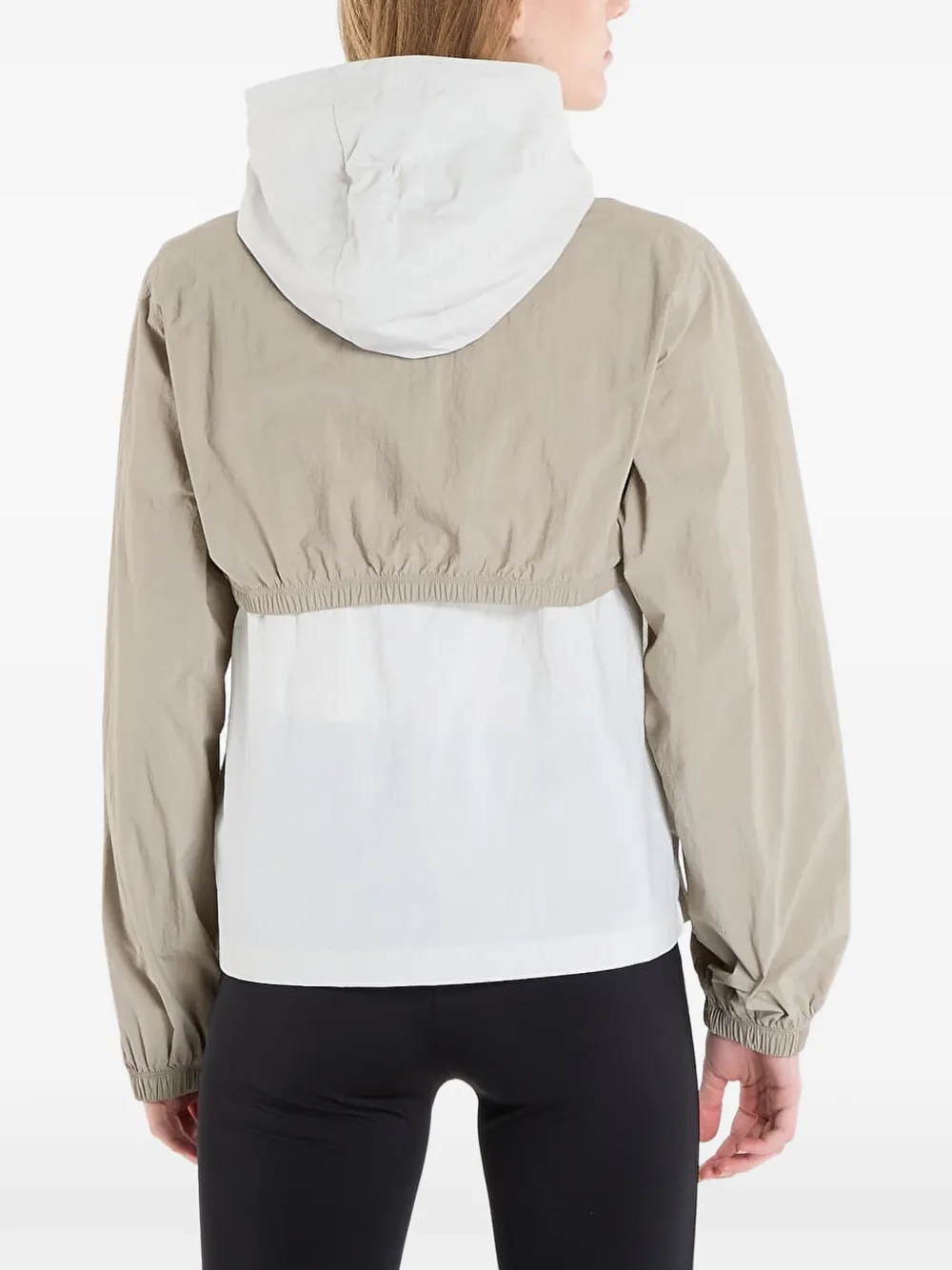 Under Armour Jack met colourblocking en capuchon Beige