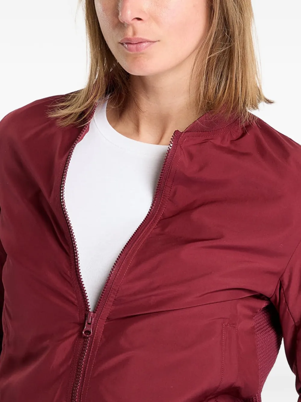 Urban Classics Bomberjack met rits Rood