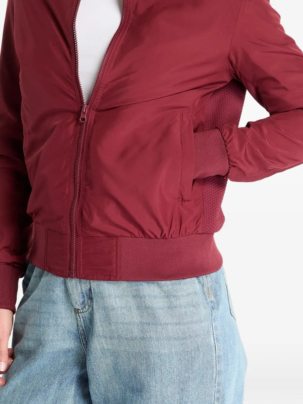 Urban Classics Bomberjack met rits Rood