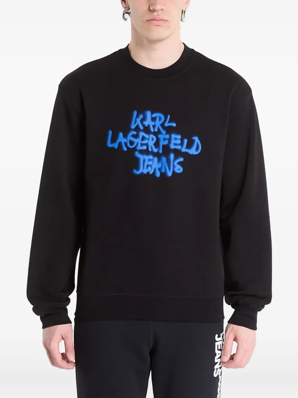 Karl Lagerfeld Jeans logo-print sweatshirt - Nero