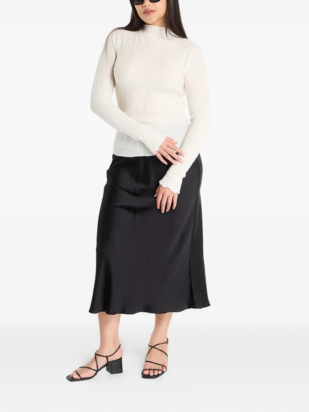 Samsoe & Samsoe High-neck T-shirt In White