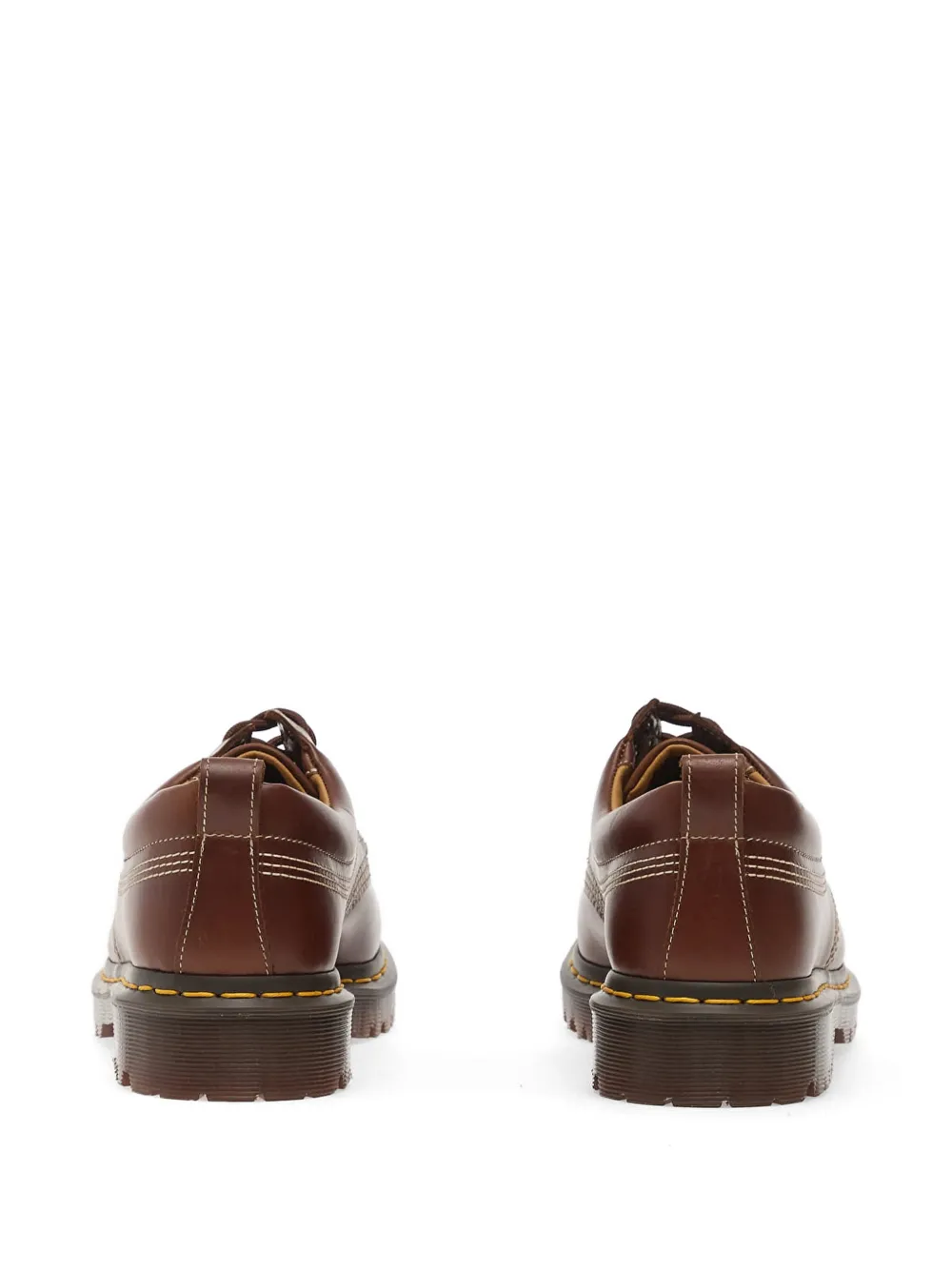 Dr Martens Lowell derby schoenen met contrasterend stiksel Bruin