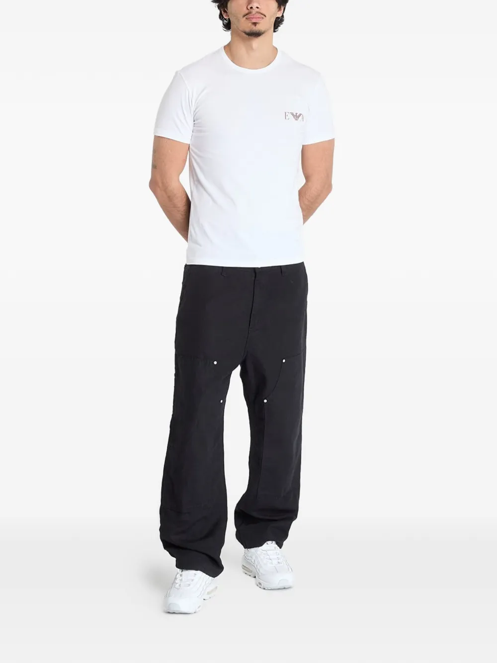 Ea7 Emporio Armani Twee T-shirts met ronde hals Wit