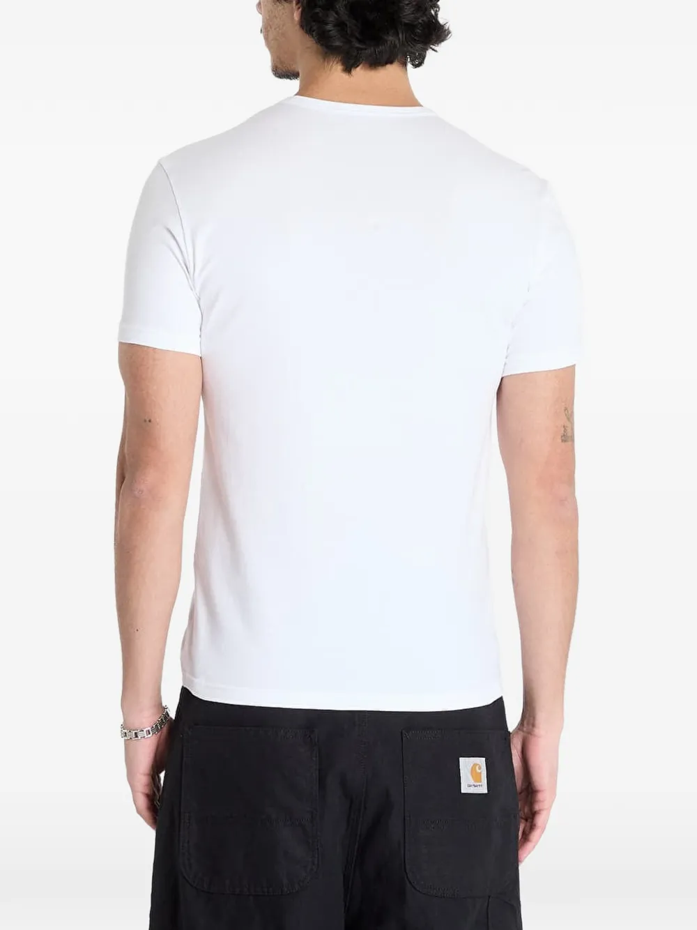 Ea7 Emporio Armani Twee T-shirts met ronde hals Wit