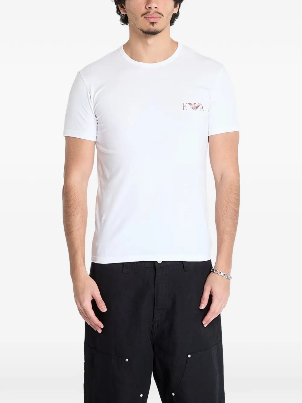 Ea7 Emporio Armani crew-neck T-shirt (set of two) - Weiß
