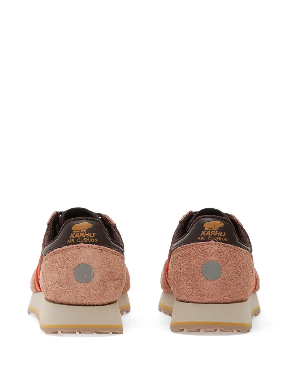 Karhu Sneakers met suède vlakken Bruin