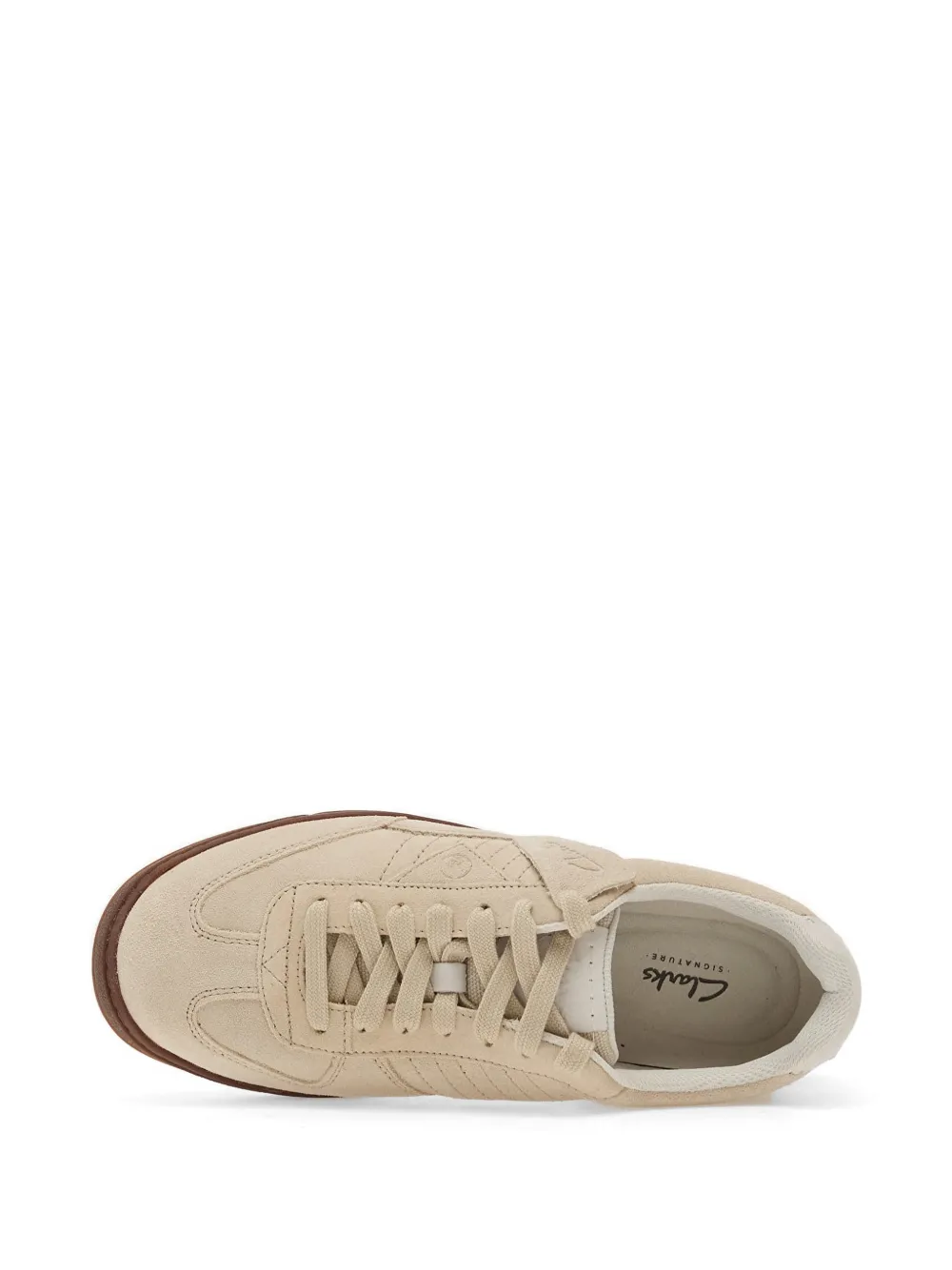 Clarks Craft Rally Ace sneakers met vlakken Beige