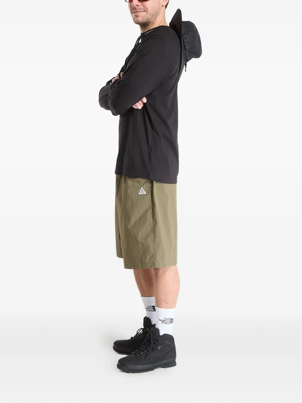 The North Face T-shirt met logoprint Zwart