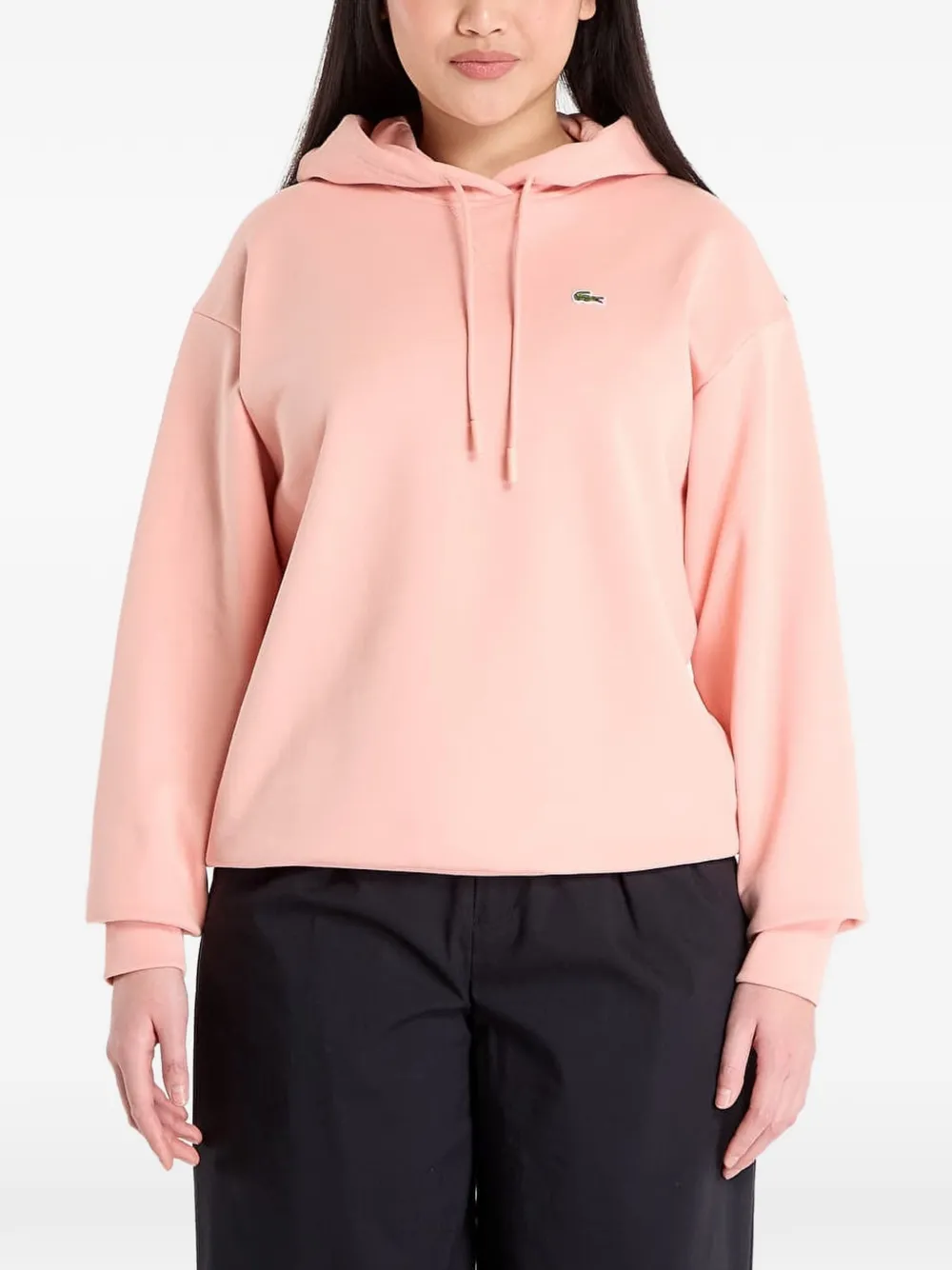Lacoste cotton hoodie - Rosa
