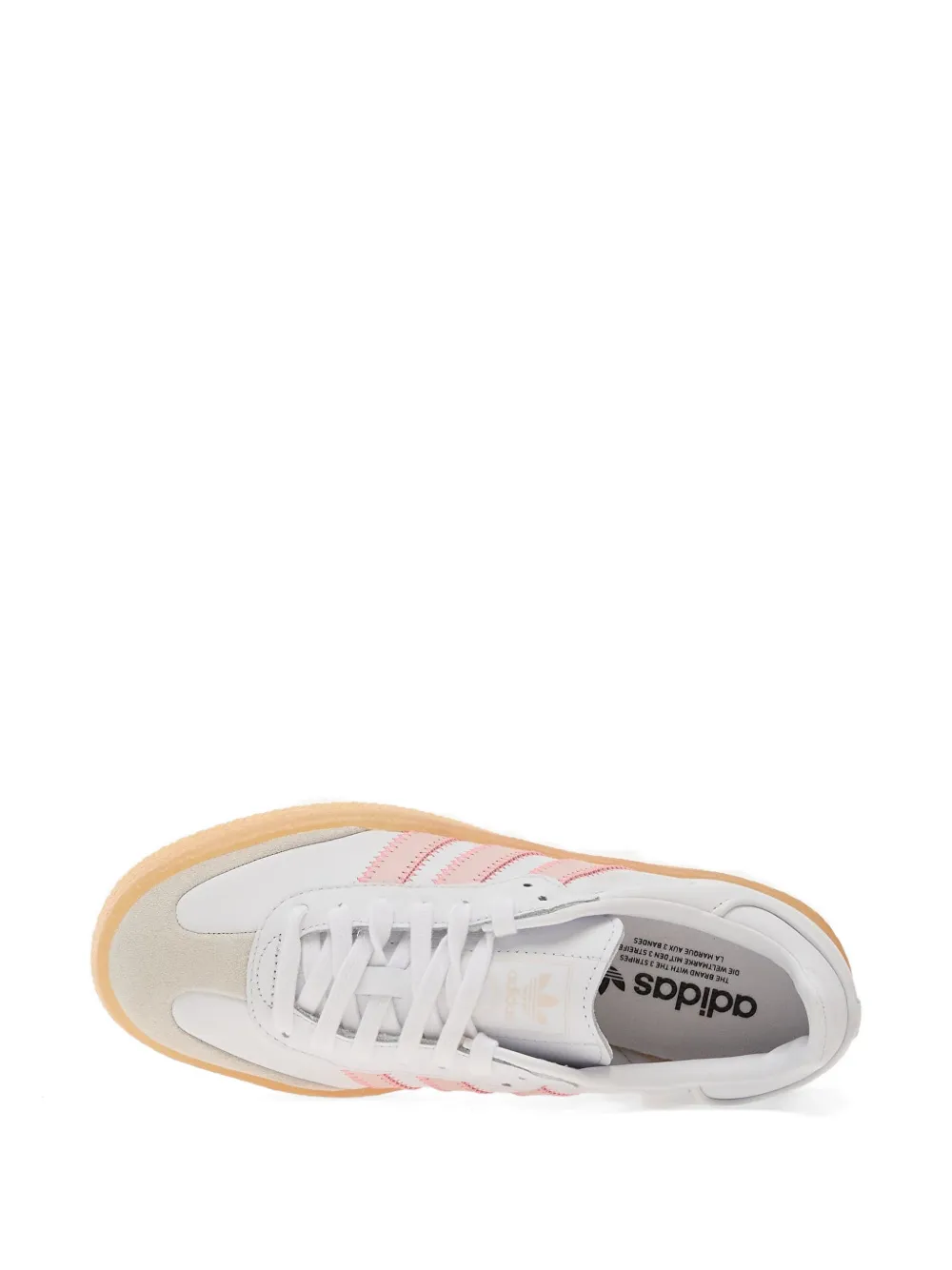 adidas Sambae leren sneakers Wit
