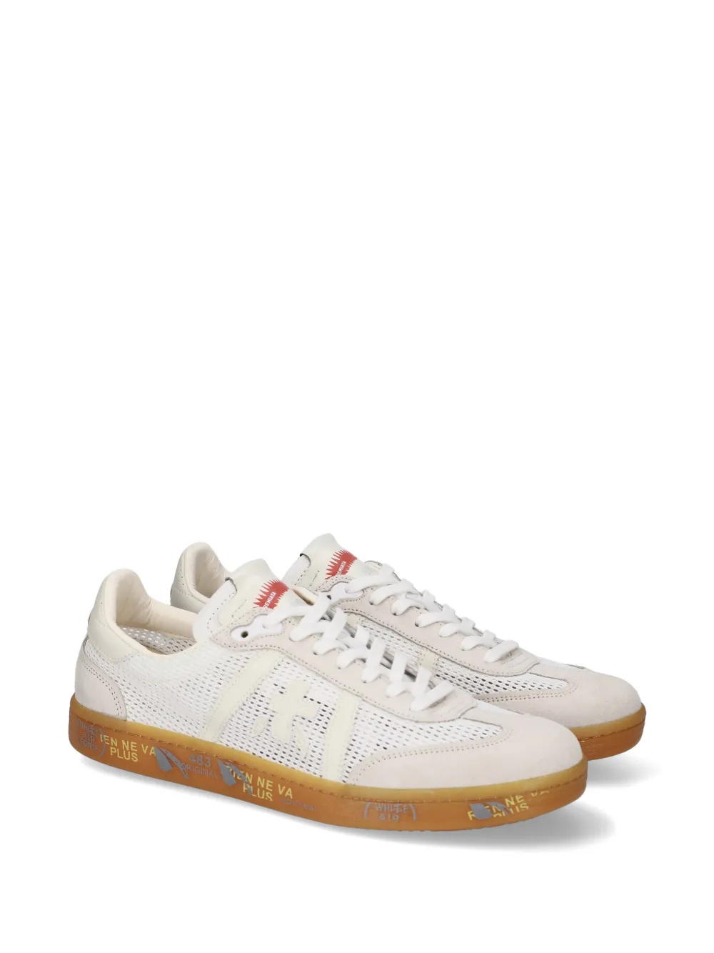 Premiata Bonnie lace-up sneakers Beige