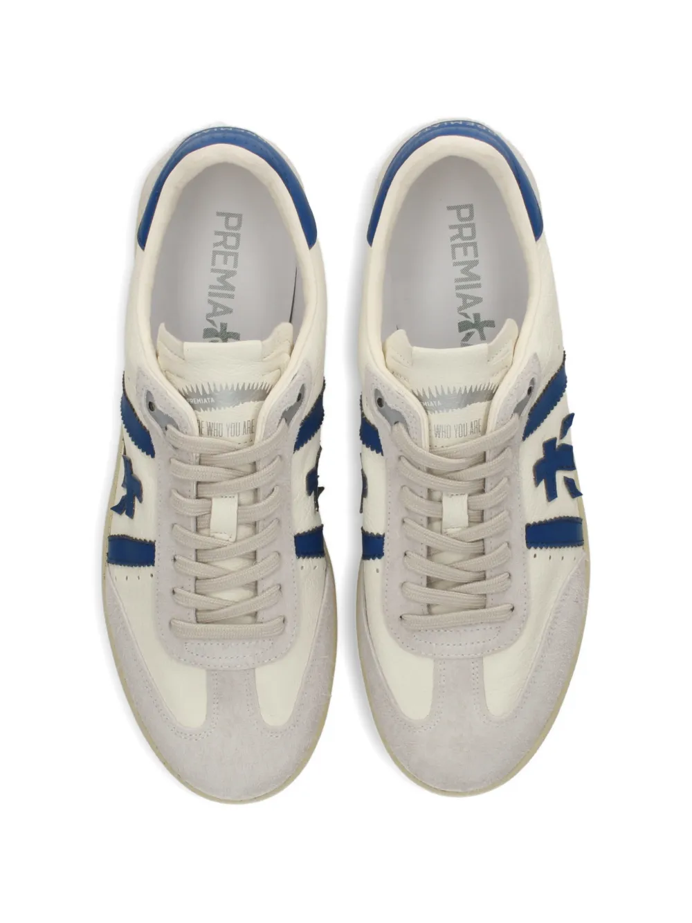 Premiata Bonnie logo-patch sneakers Beige