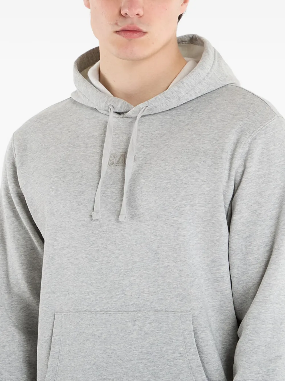 GAP Hoodie met trekkoord en buidelzak Grijs