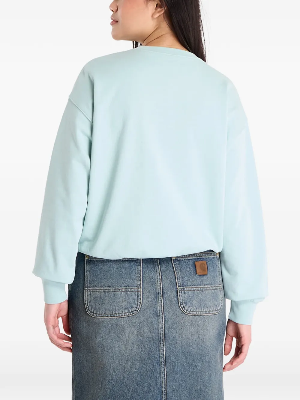 Patagonia Daily Crew sweater met logopatch Blauw