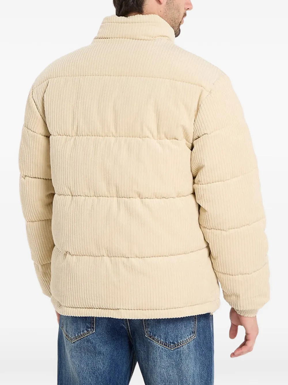 karl kani Gewatteerd ribfluweel jack Beige