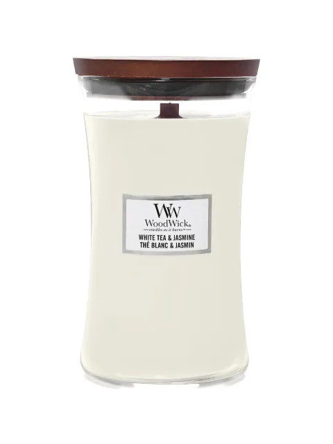WoodWick hourglass-shape candle
