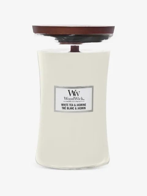 WoodWick hourglass-shape candle