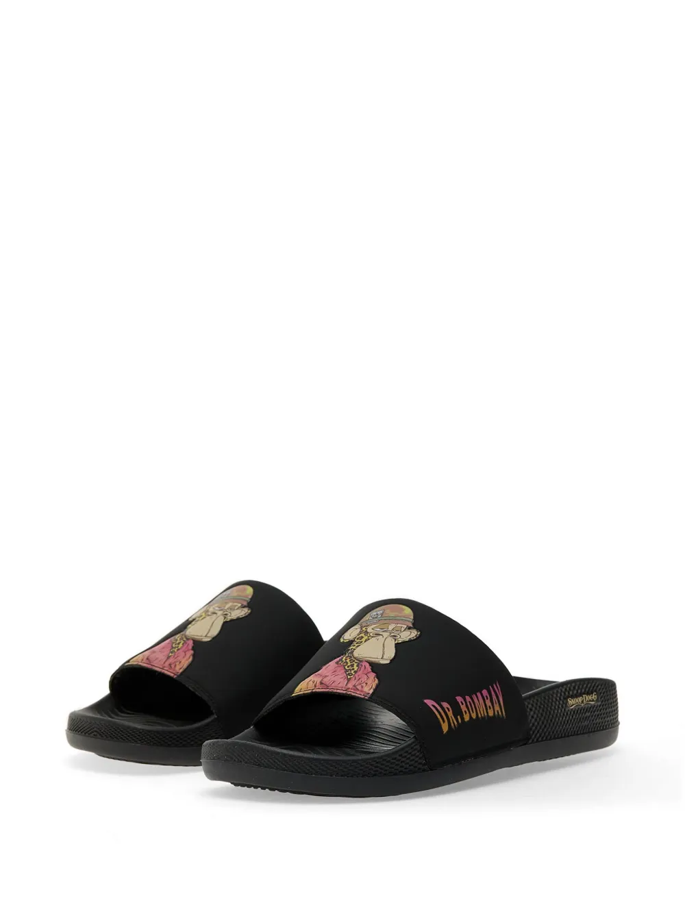 Skechers Dr. Bombay grafische prints slippers Zwart