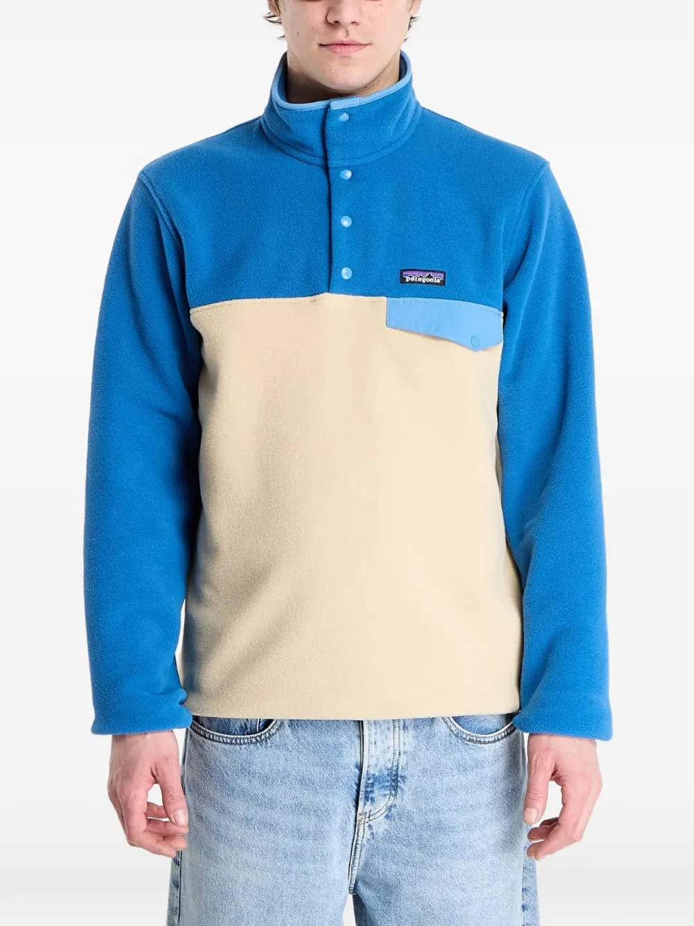 Patagonia Lightweight Synchilla® Snap-T® fleece sweater - Blu