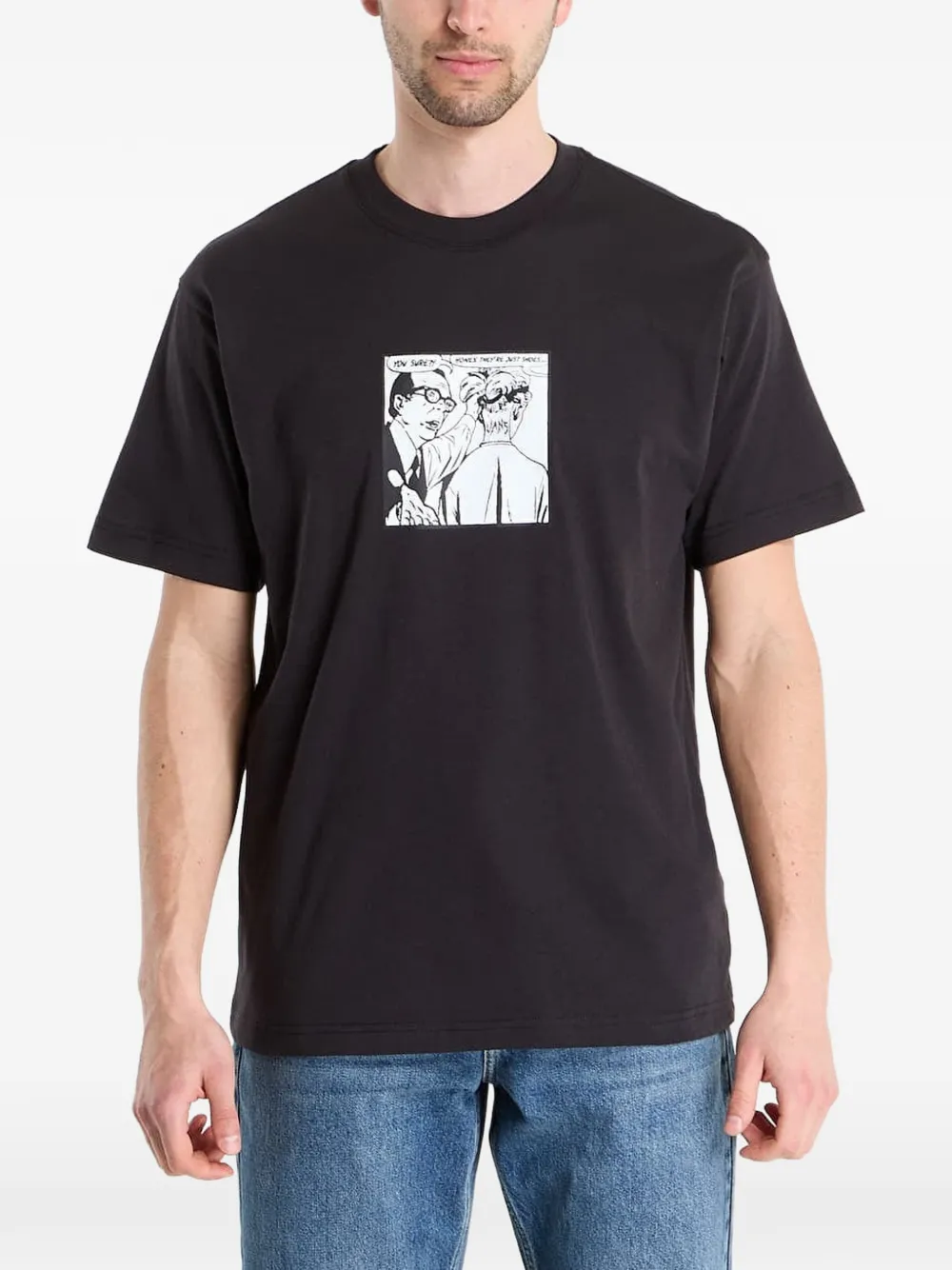 Vans T-shirt They Are Just Shoes con stampa grafica - Nero