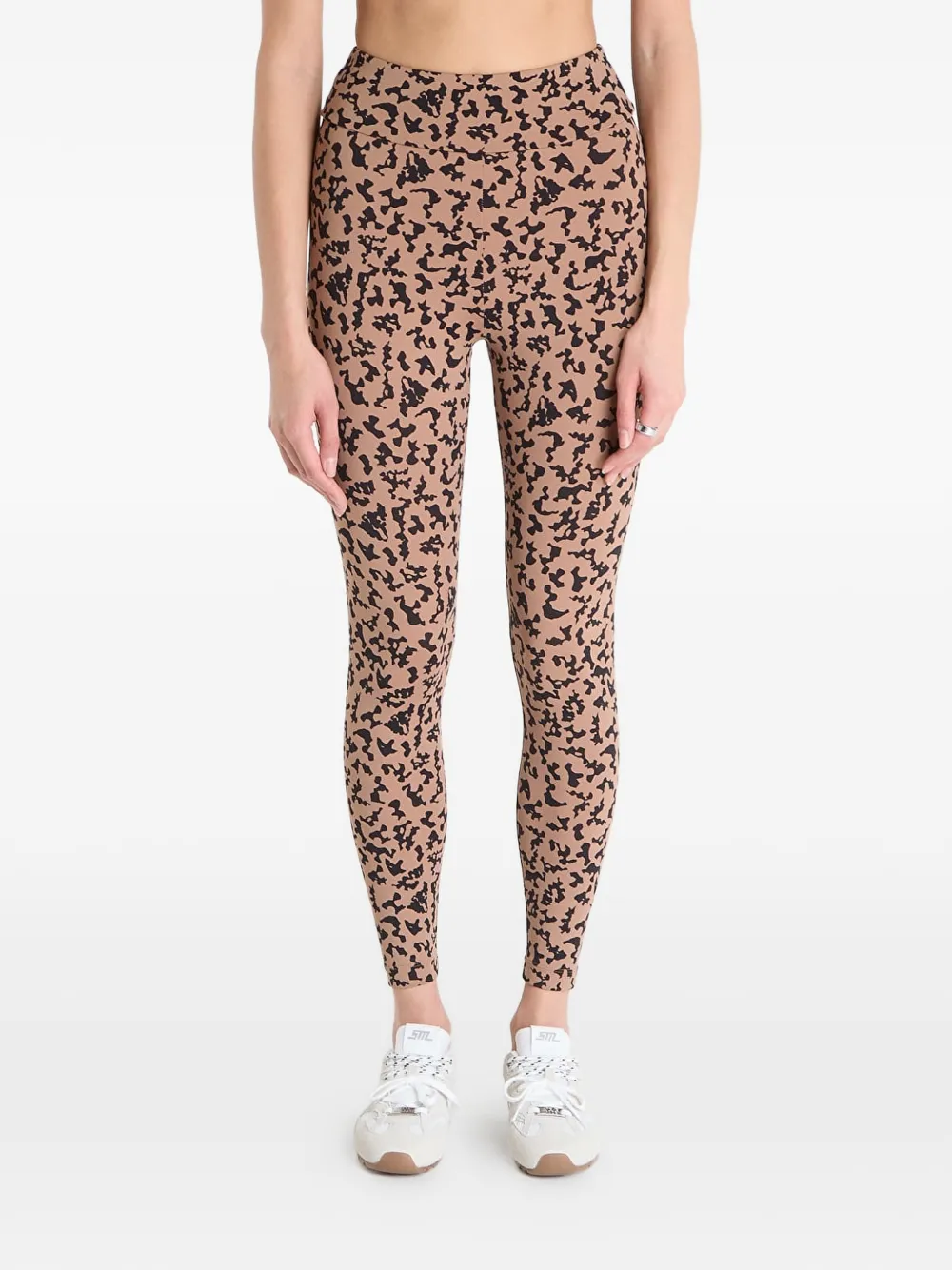 Ea7 Emporio Armani leopard-print leggings - Toni neutri