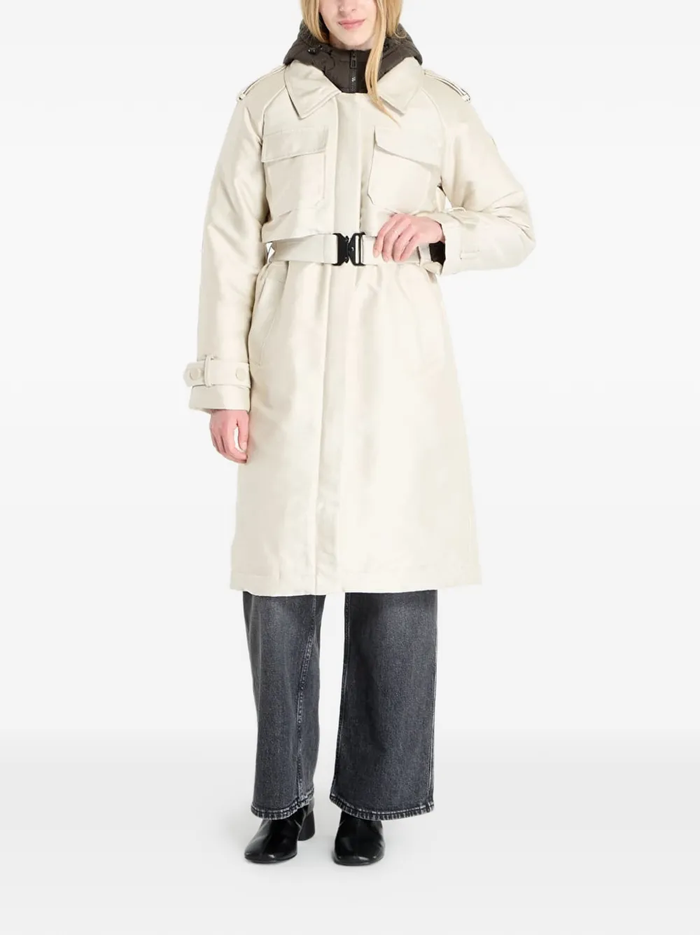 Desigual Gewatteerde jas Beige