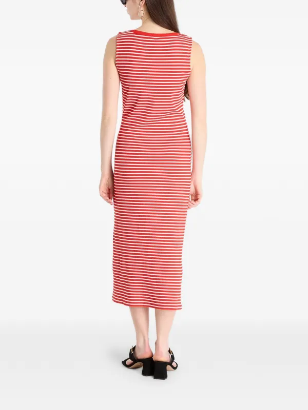 midi ruffle sleeve dress Ruffle Sleeve Cut Out Back Midi Dress in Blue