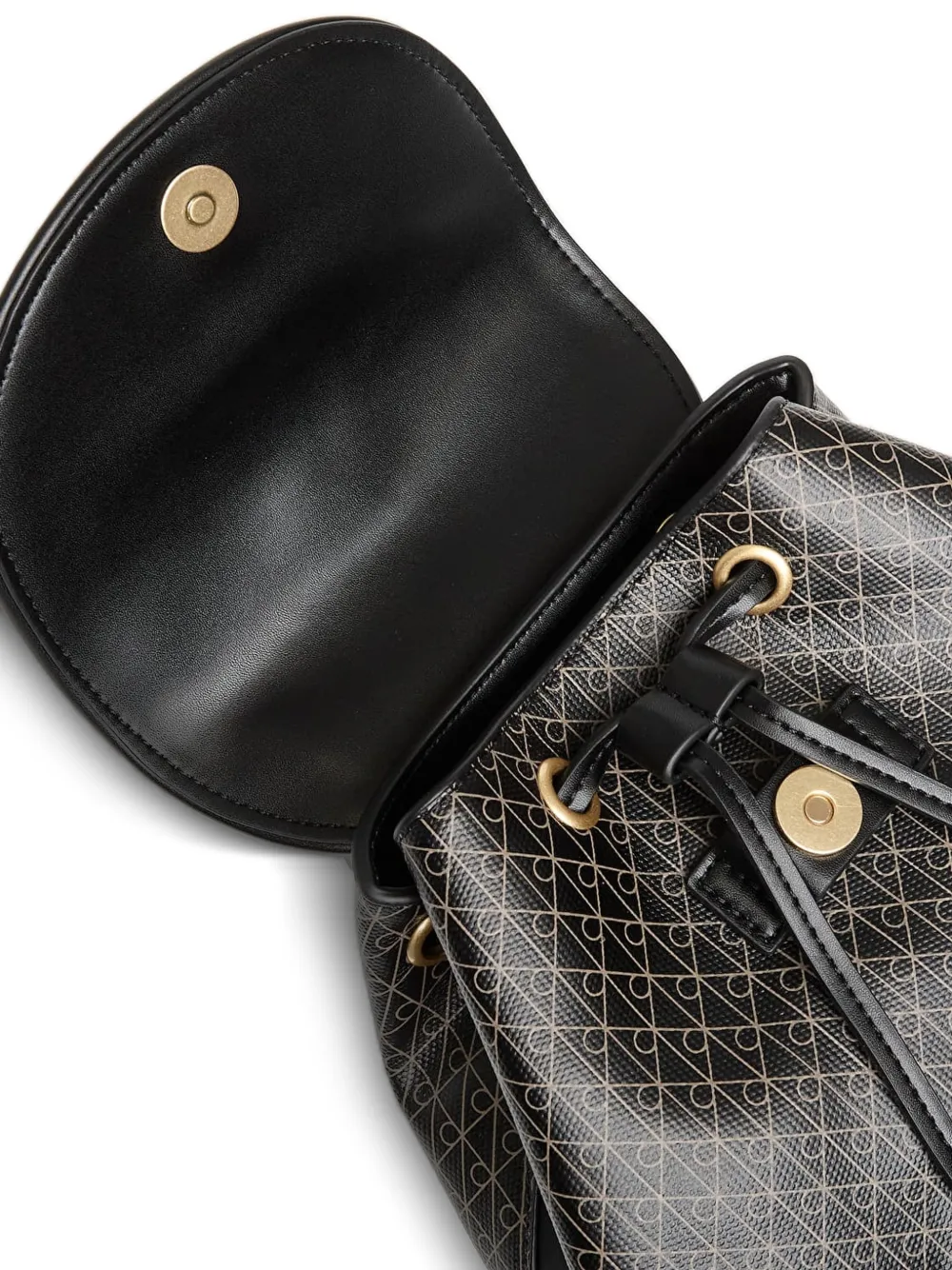 Calvin Klein Rugzak met monogram-print Zwart