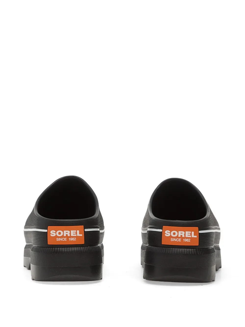 SOREL Caribou™ klompen met logopatch Zwart