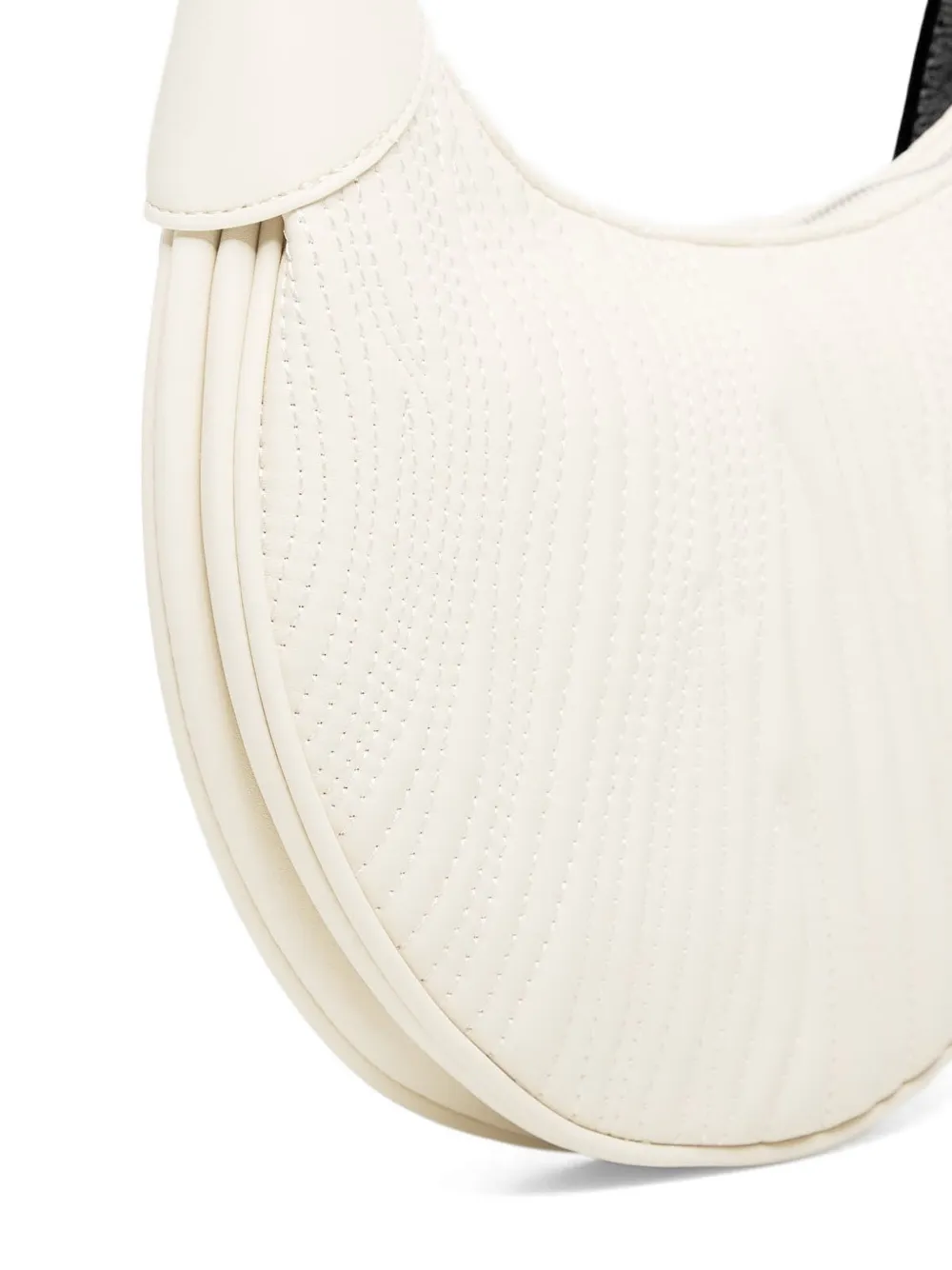 Desigual Helium gewatteerde schoudertas met gevlochten handgreep Beige