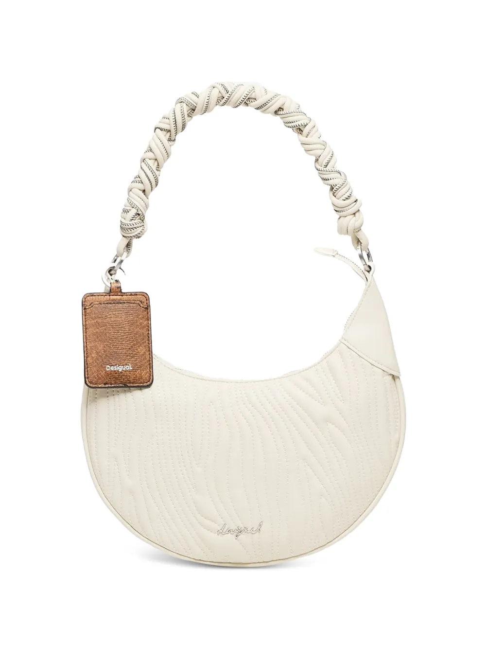 Desigual Helium quilted braided-handle shoulder bag · OS