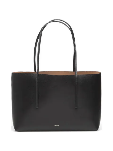 Calvin Klein Foil logo tote bag