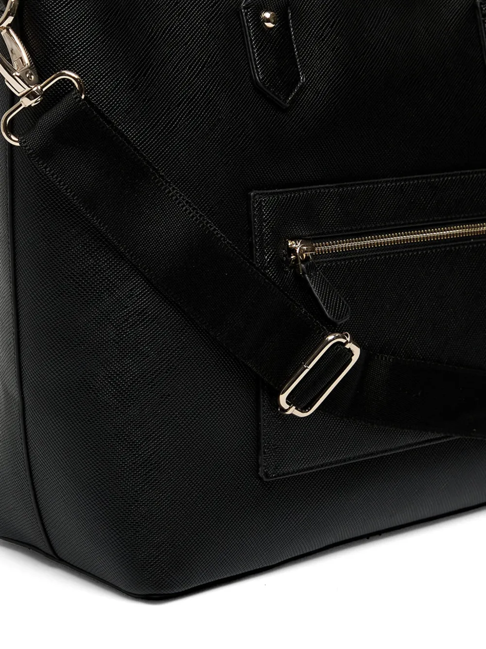 GUESS USA Norom shopper met logoplakkaat Zwart