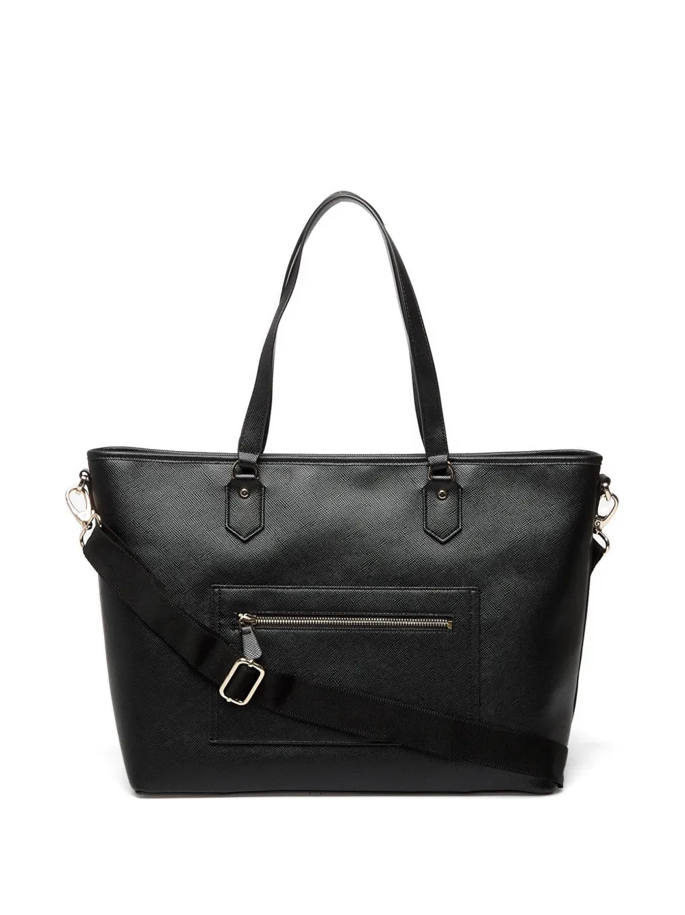 GUESS USA Norom shopper met logoplakkaat Zwart