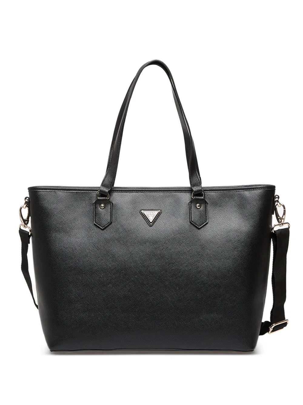 GUESS USA Norom logo-plaque tote bag - Nero