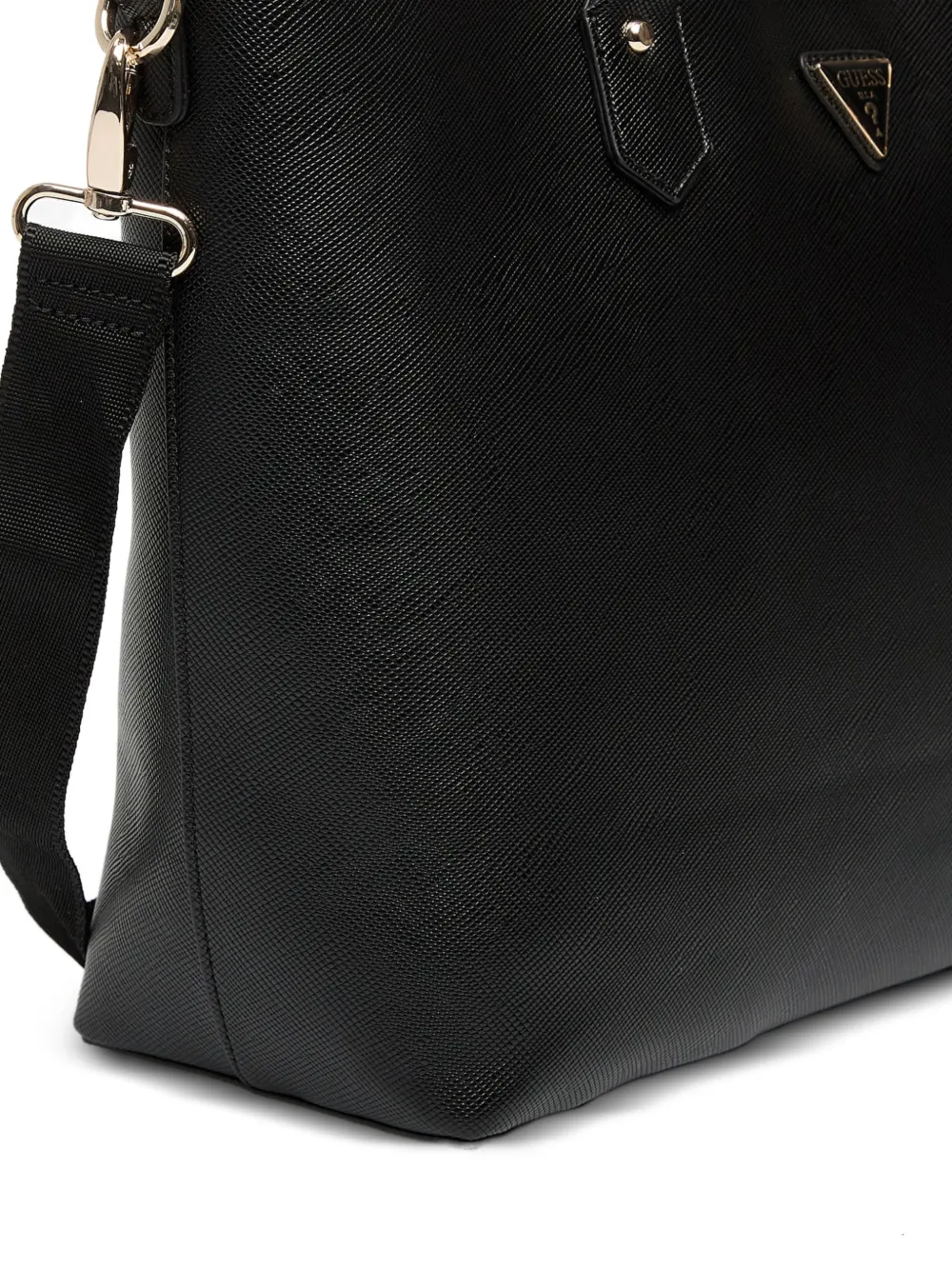 GUESS USA Norom shopper met logoplakkaat Zwart