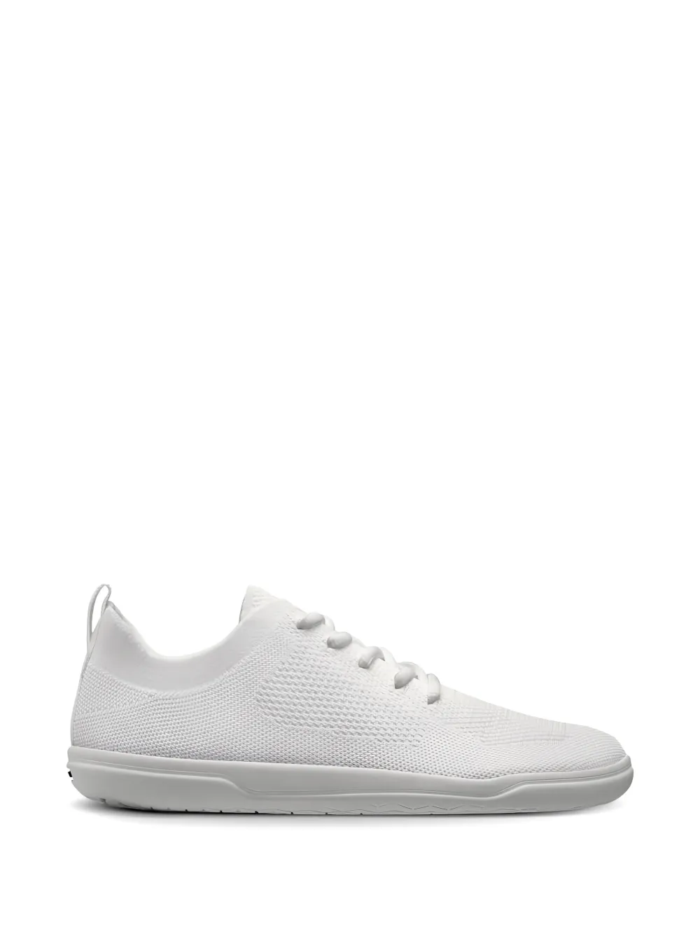 Groundies Knit Lace-up Sneakers In White