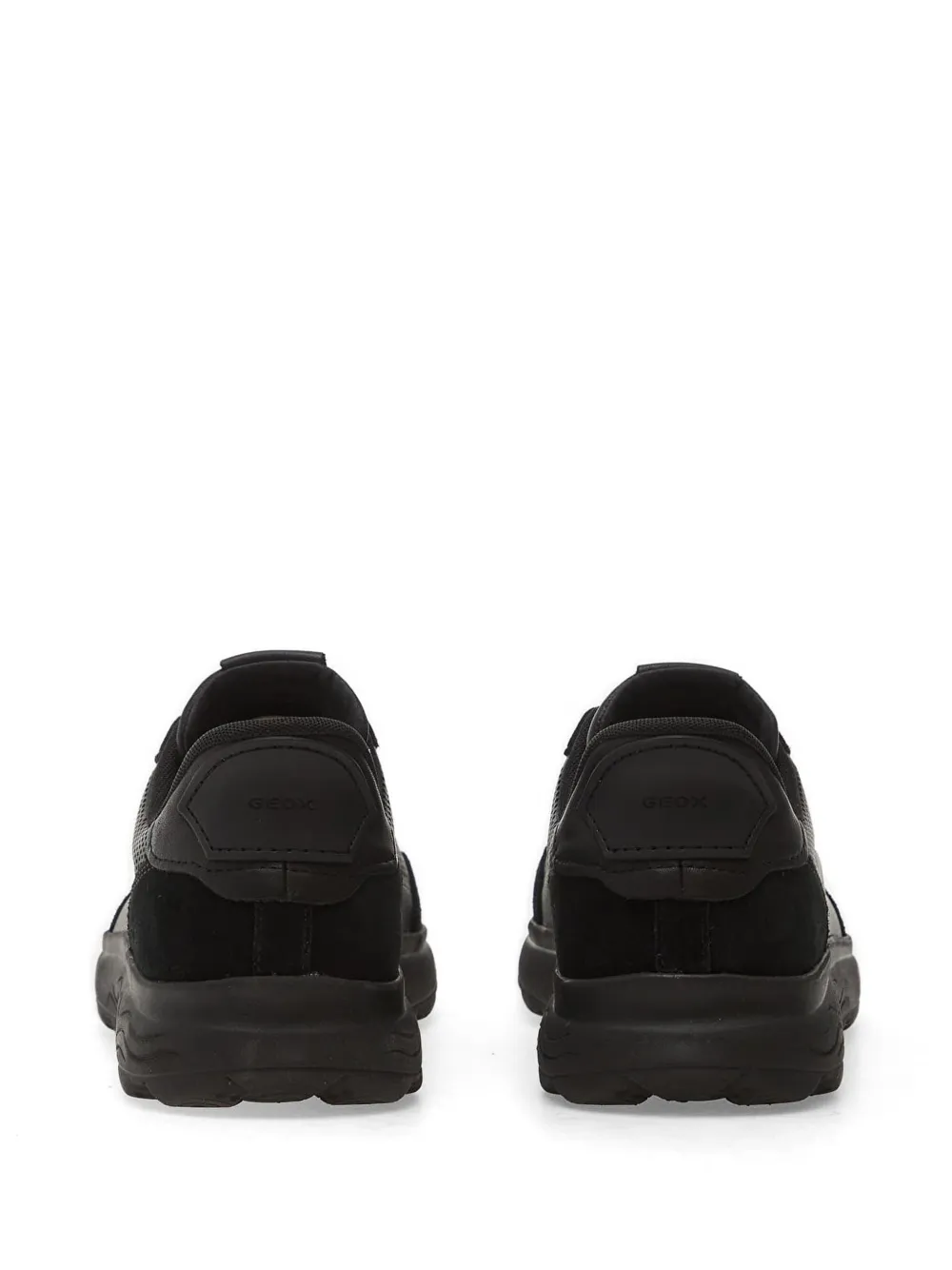 Geox Spherica perforated sneakers Zwart