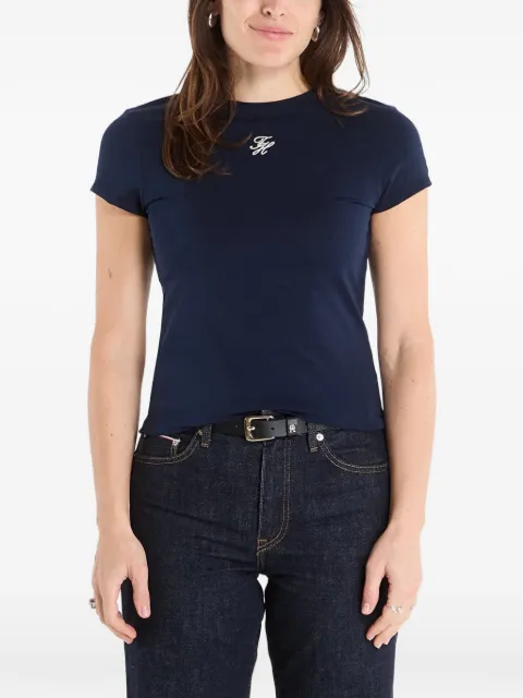 Tommy Hilfiger logo-embroidered T-shirt