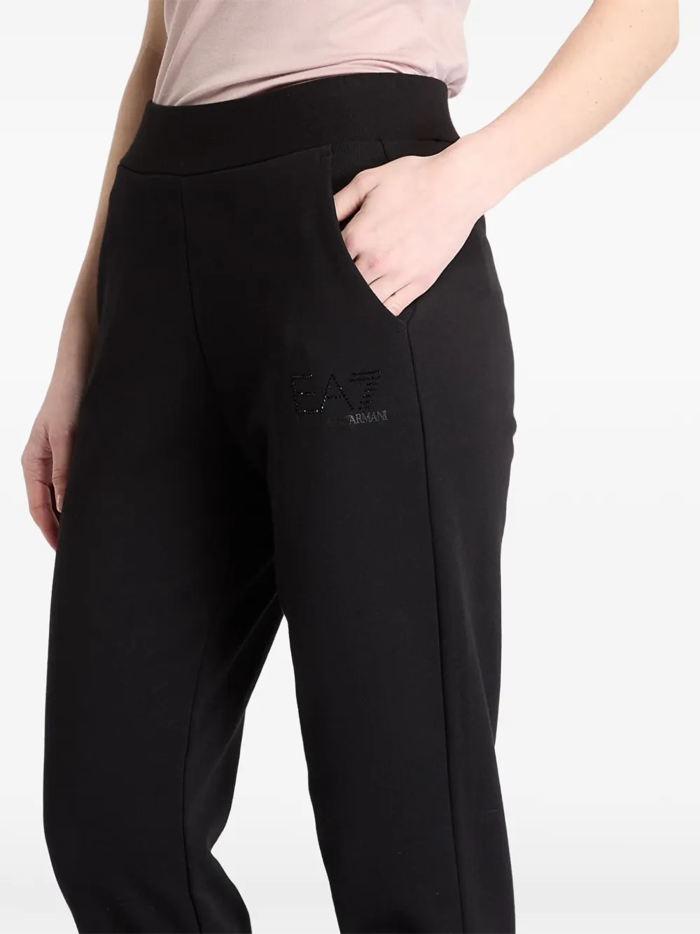  Ea7 Emporio Armani Pantalones De Chándal Con Logo - Negro 