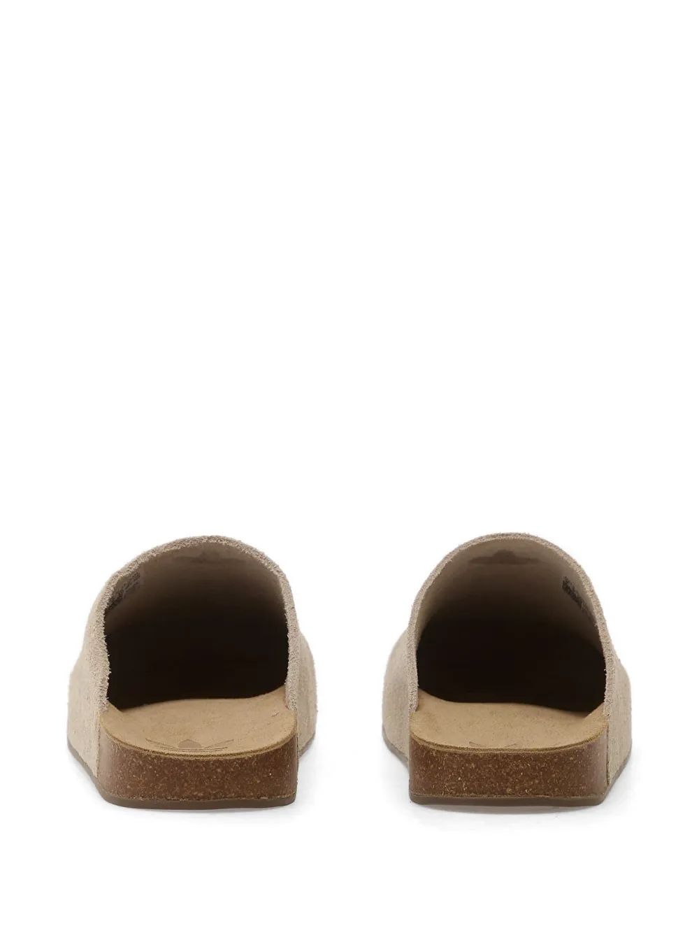 adidas Suède muiltjes met logodetail Beige