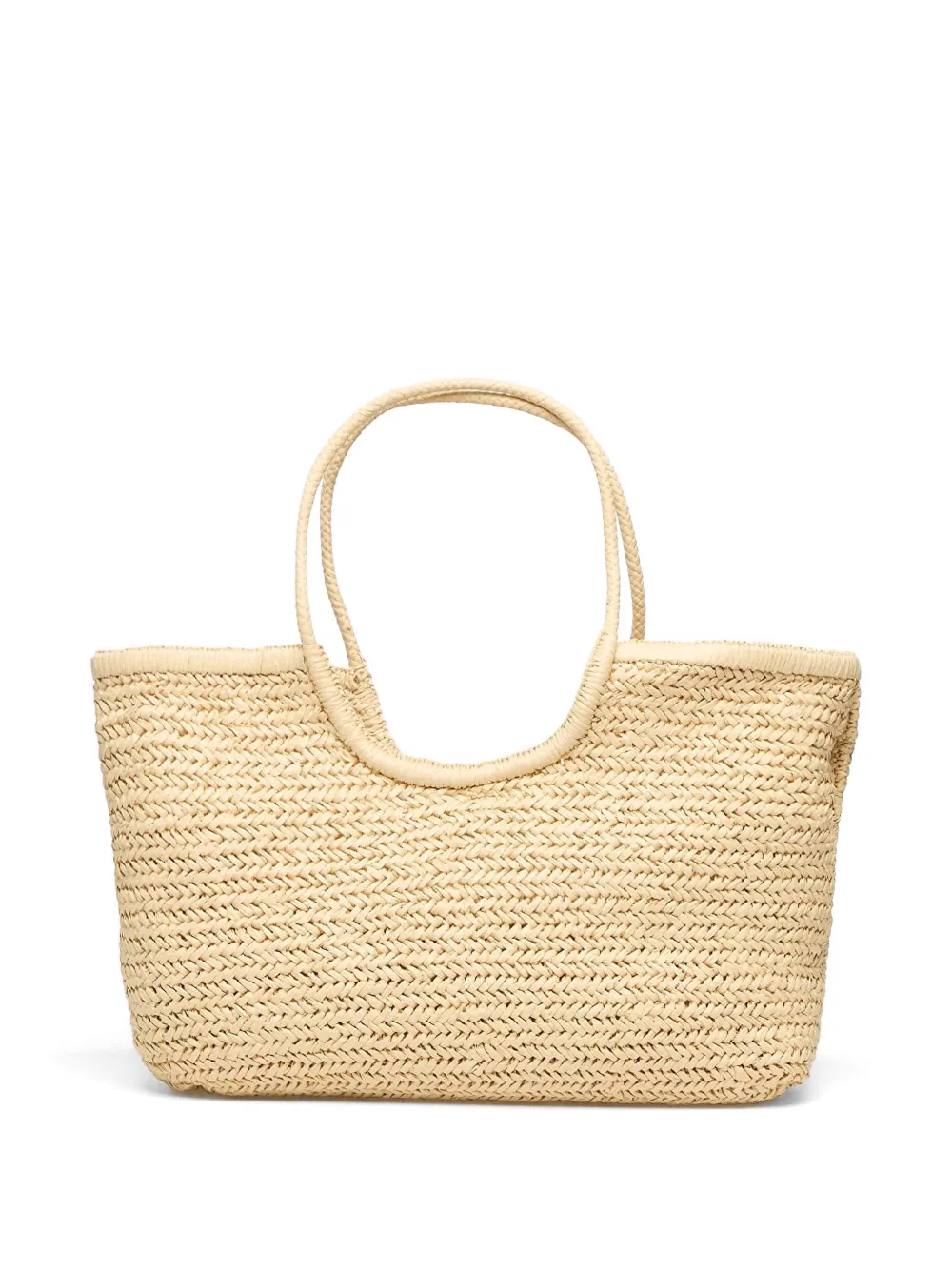 Tommy Hilfiger Shopper met geborduurd logo Beige