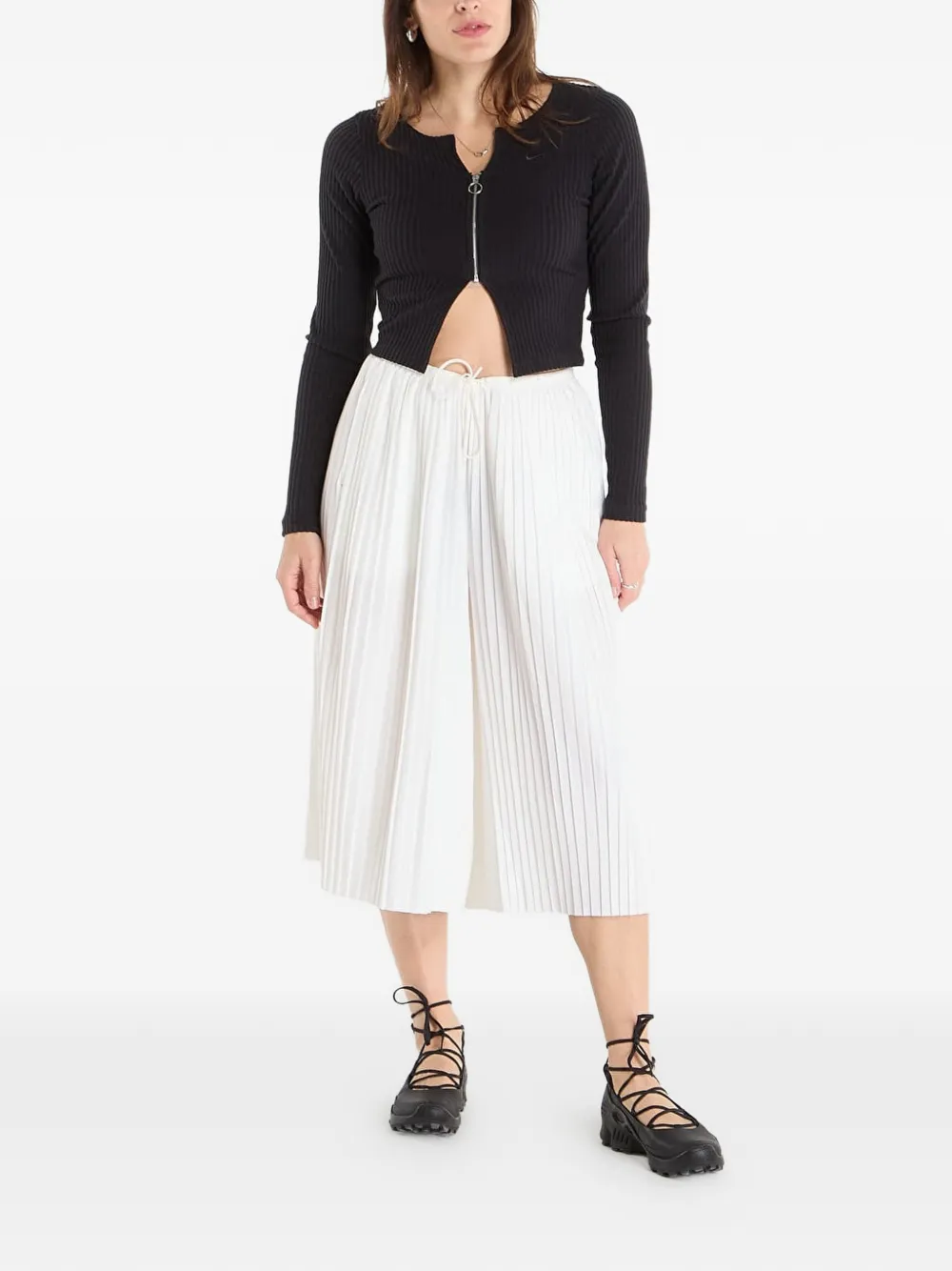 Nike Broek met trekkoord Wit