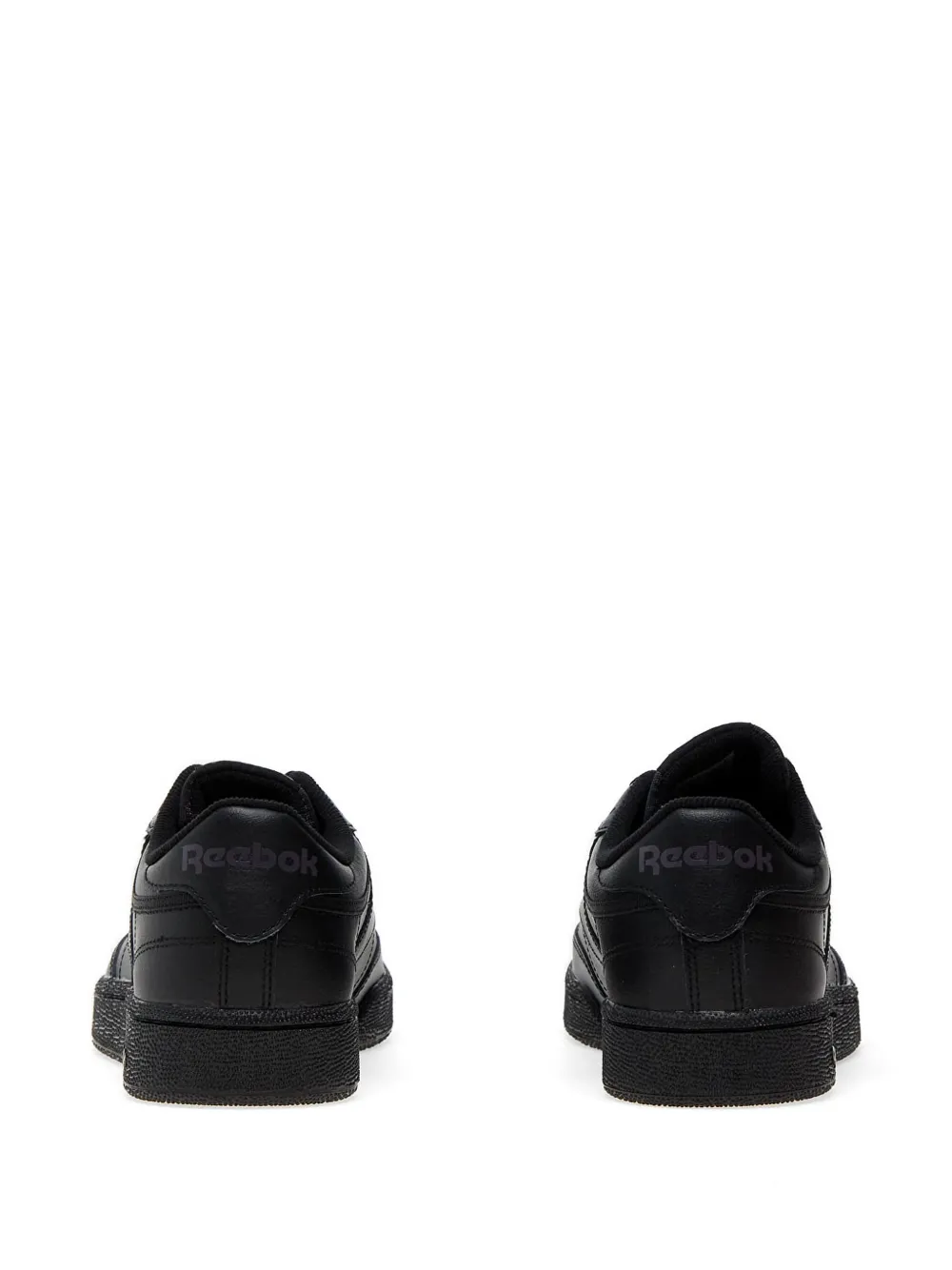 Reebok Geperforeerde leren sneakers Zwart